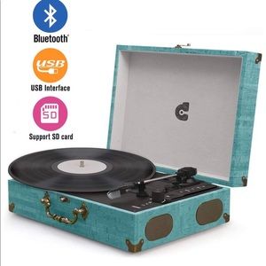 Blue tooth record player